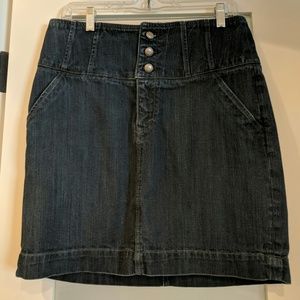 Express High-Waisted Denim Skirt